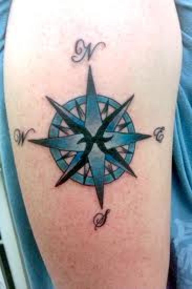 What to know before getting your first tattoo. Compass Tattoos: Star Compass, Rose Compass, Prismatic Compass; Ideas And Meanings | HubPages