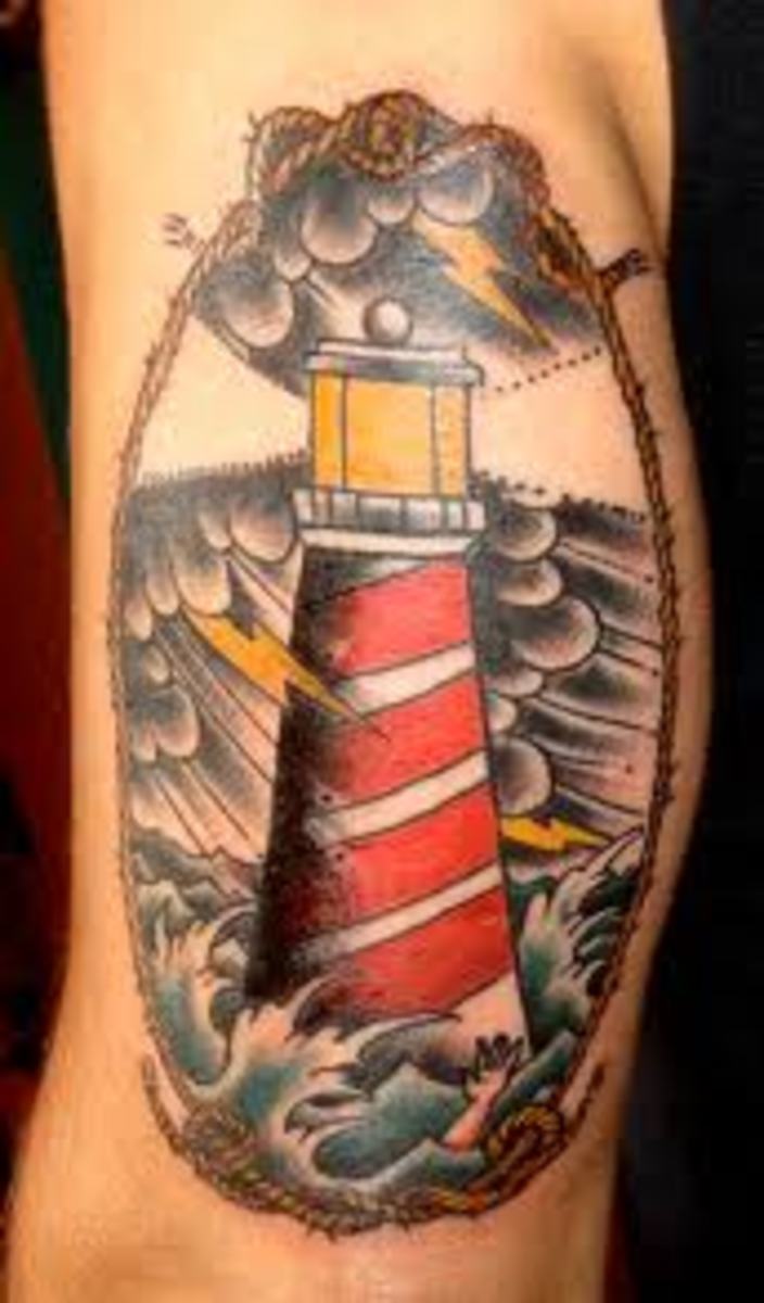 Listen to the audio file for ikinasai. japanese characters: Lighthouse Tattoo Designs, Ideas, and Meanings | TatRing
