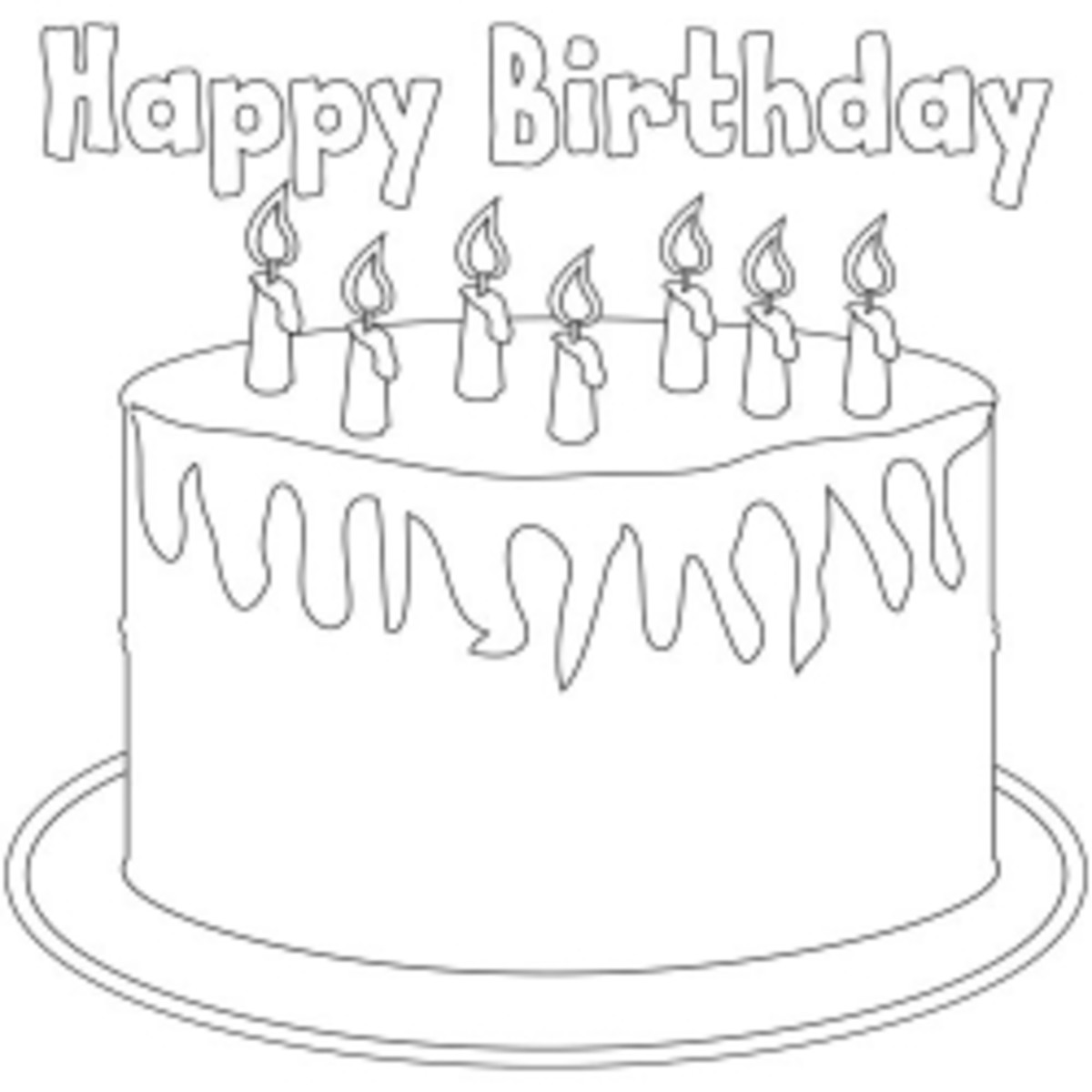 birthday coloring pages hubpages