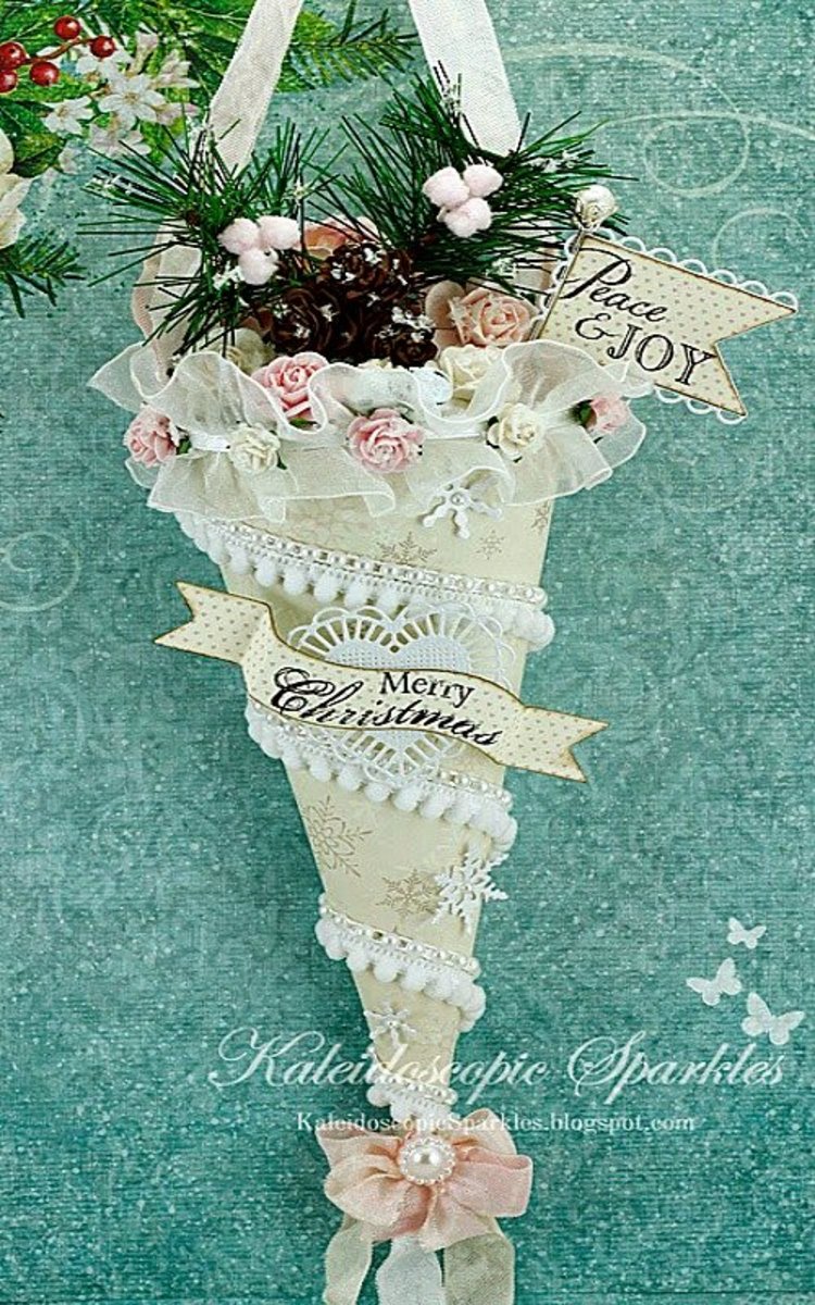 You can now get christmas music … How to Make Victorian-Style Lace Christmas Ornaments