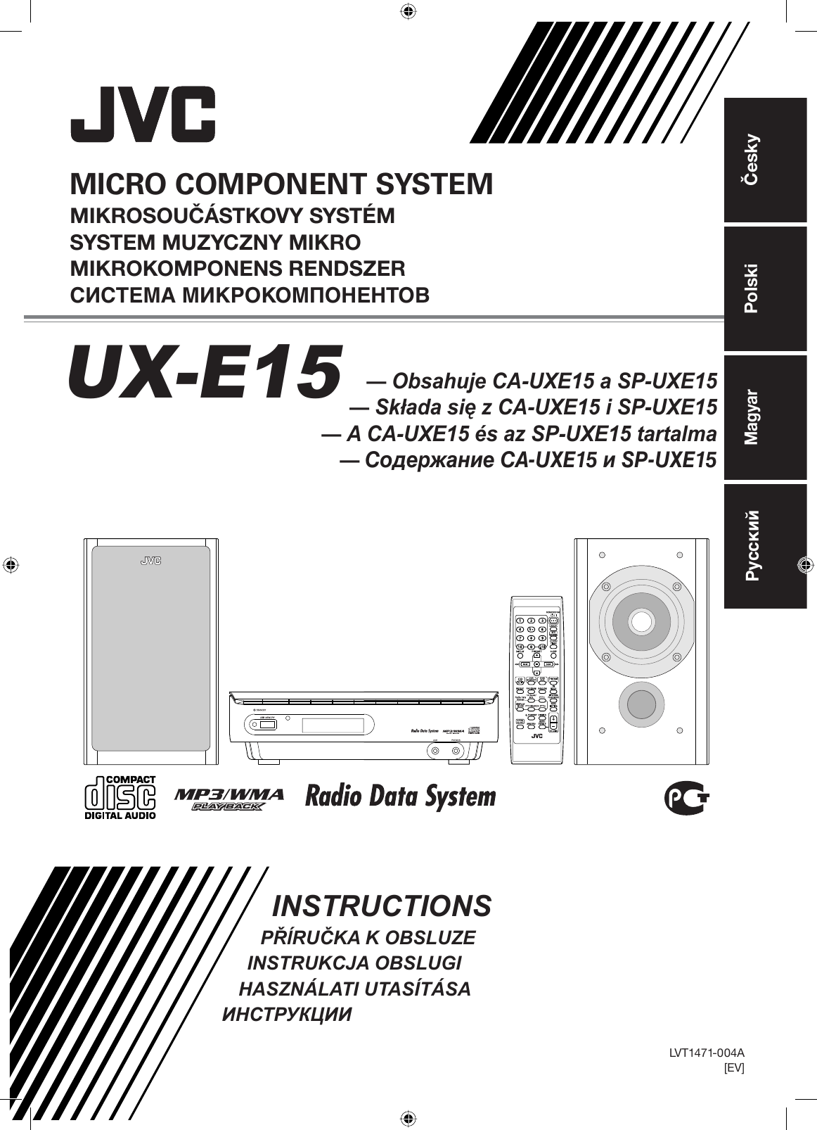 Jvc Ux E15ev E15 User Manual Lvt1471 004a
