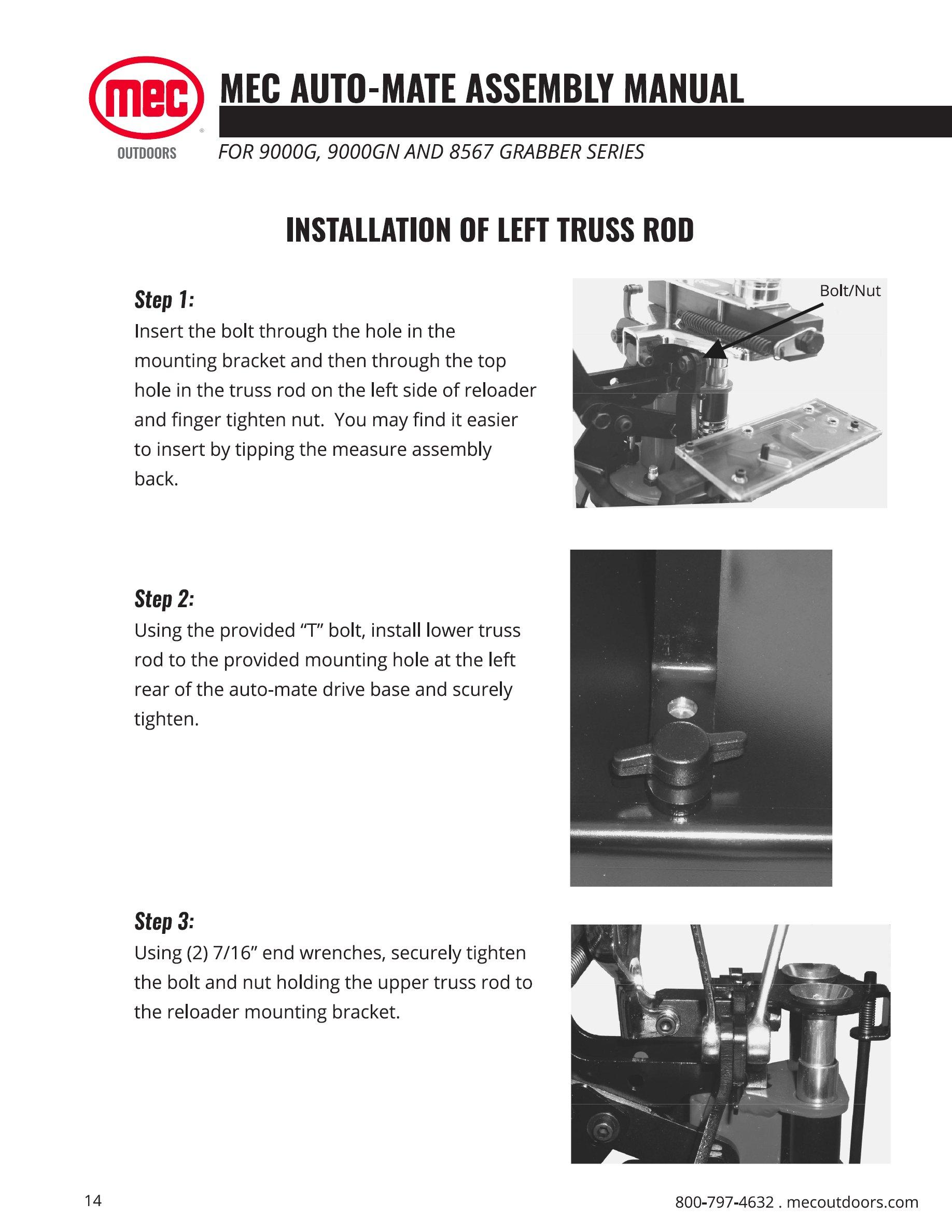 Mec should have reviewed it and added to their 9000g manual. Mec Outdoors Mayville Engineering Company Inc Trademark Registration