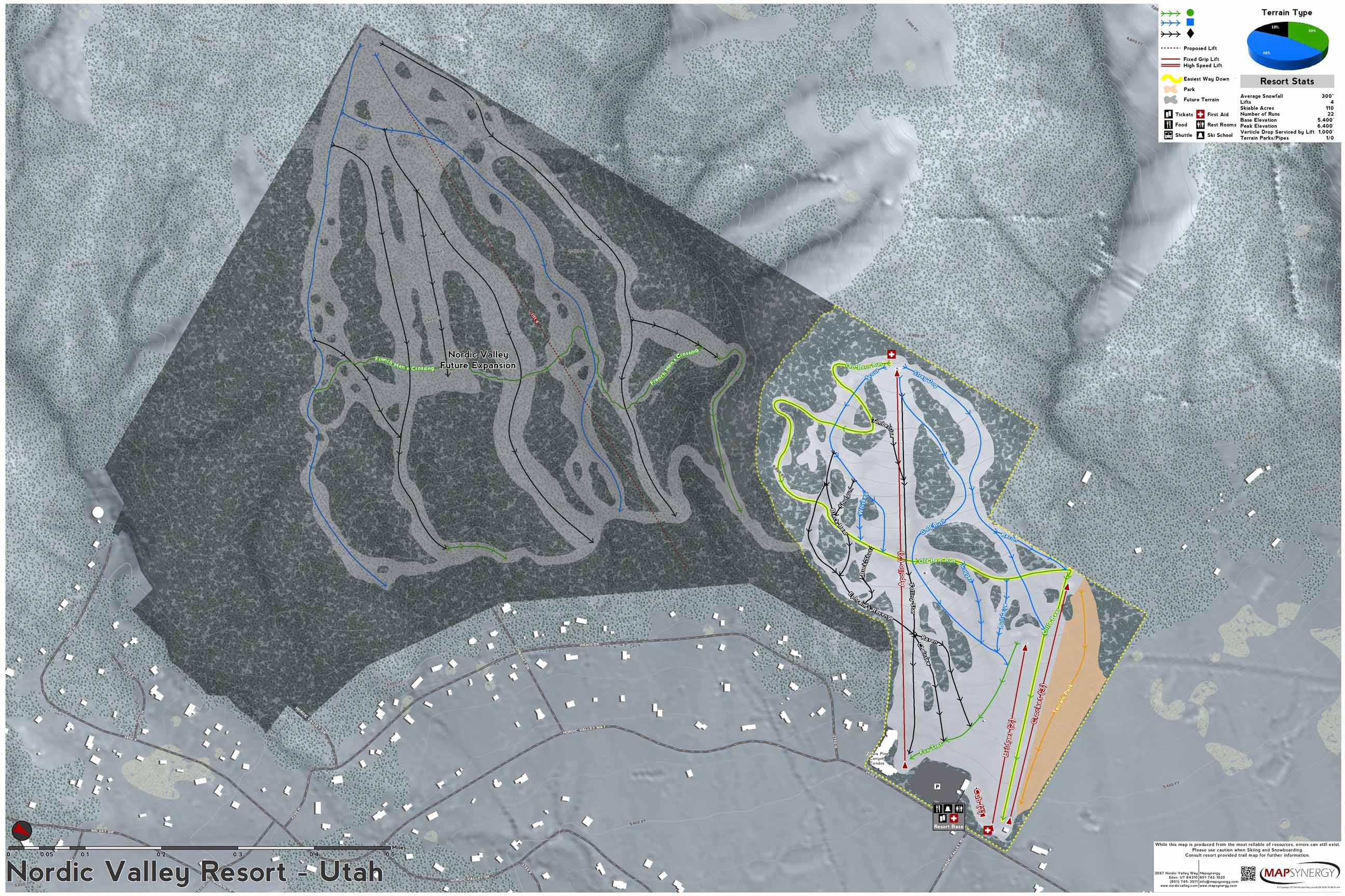 Alpine shop in sandpoint, idaho was founded in 1966. Utah Ski Maps | Nordic Valley Ski Resort Trail Map
