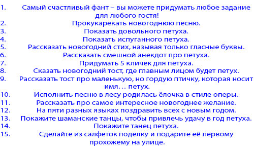 Какие Конкурсы Придумать На Новый Год