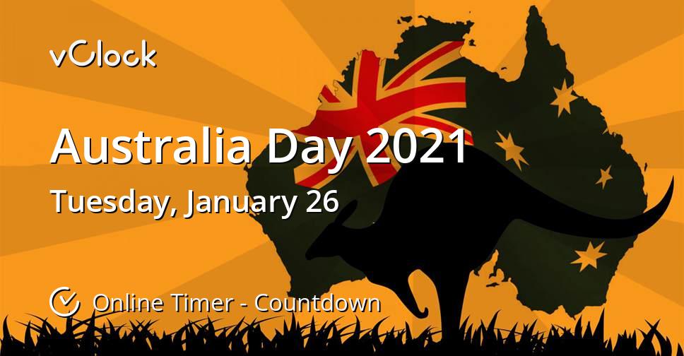 Census Date Australia 2021 . When is Australia Day 2021 - Countdown Timer Online - vClock