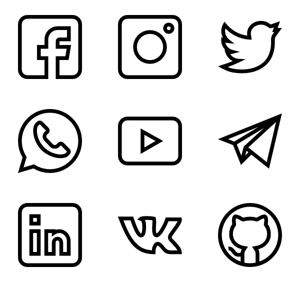 Icon Facebook Instagram Vector Amashusho Images