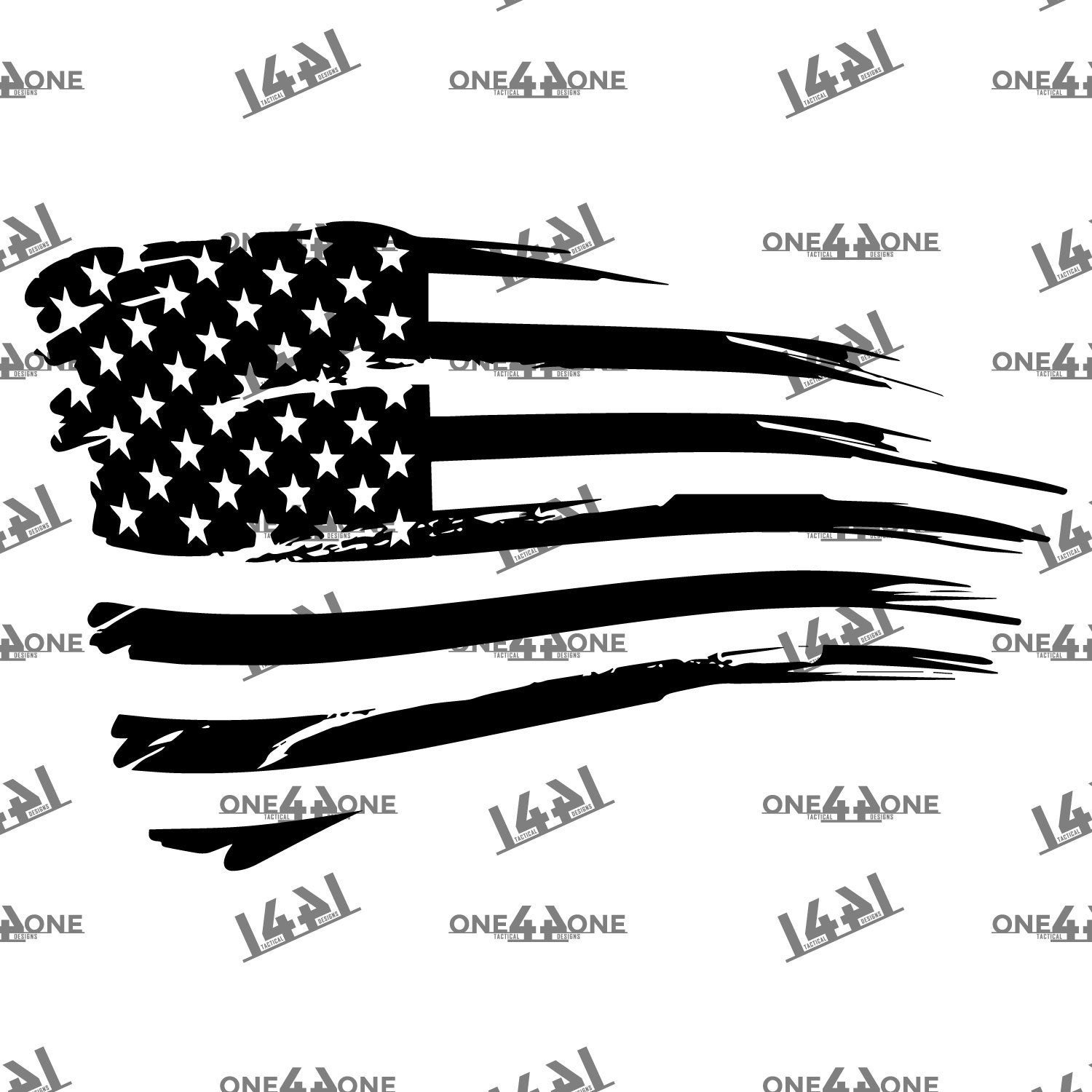 Flag represent a unified nation. Tattered Us Flag Vector at Vectorified.com | Collection of ...