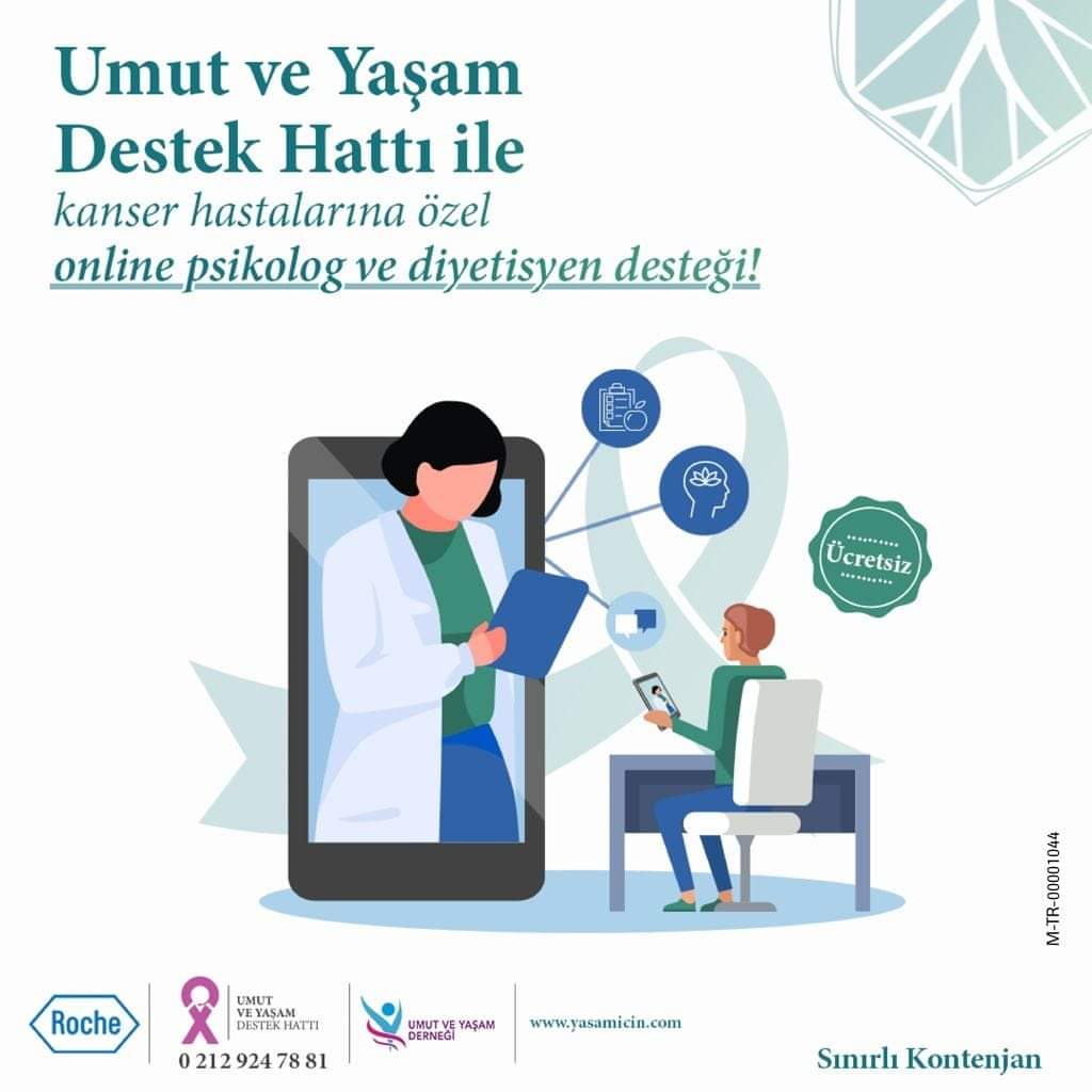 ROCHE İLE UMUT VE YAŞAM DERNEĞİNDEN KANSER HASTALARINA DESTEK