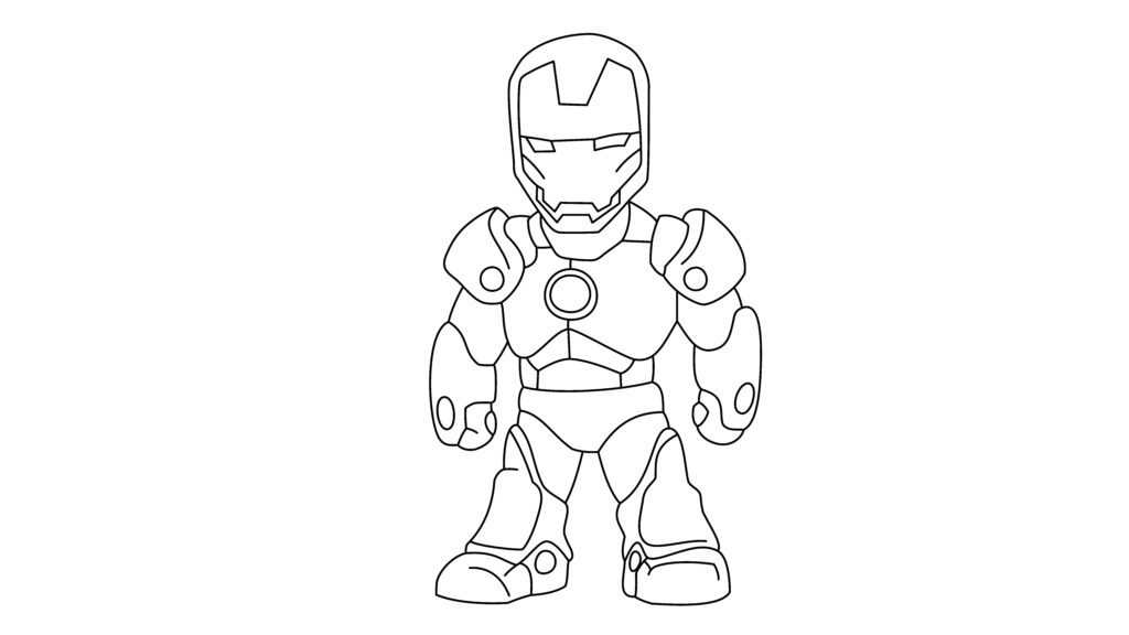 Choose a coloring page that best fits your aspiration. How To Draw Iron Man In 12 Simple Steps For Kids Verbnow