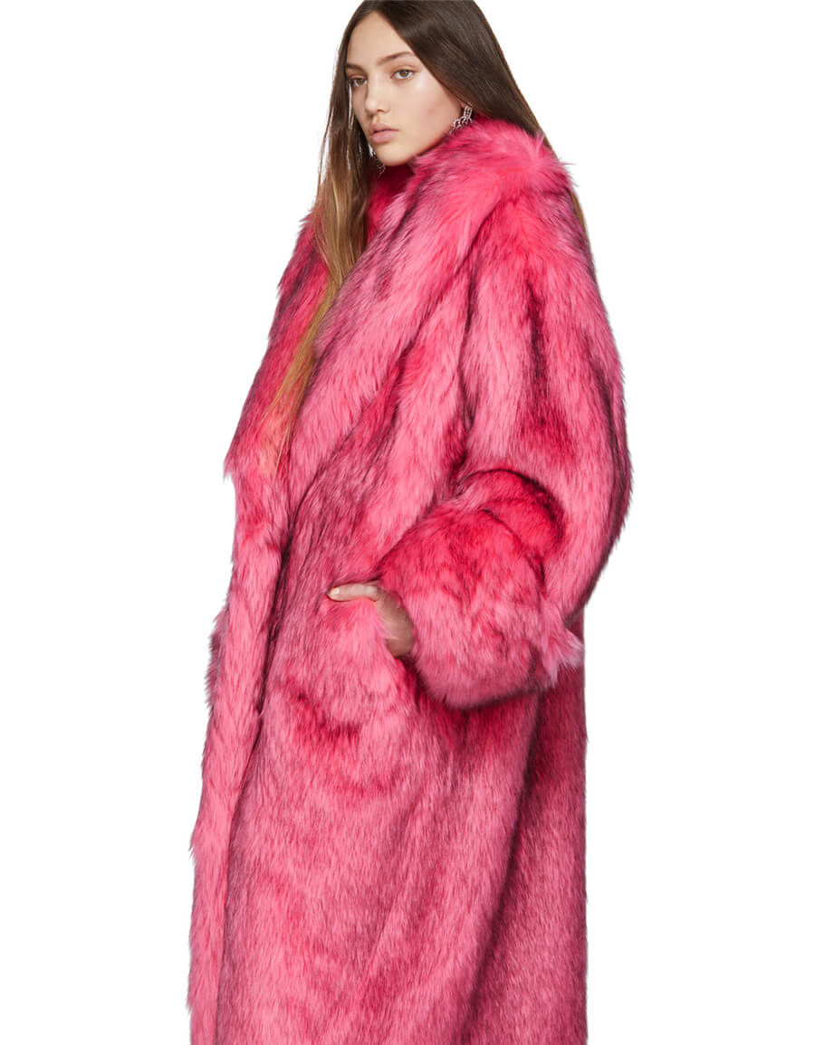 gucci pink coat
