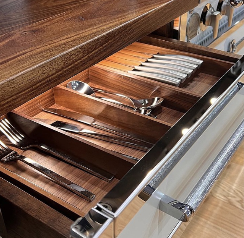 walnut drawer inserts