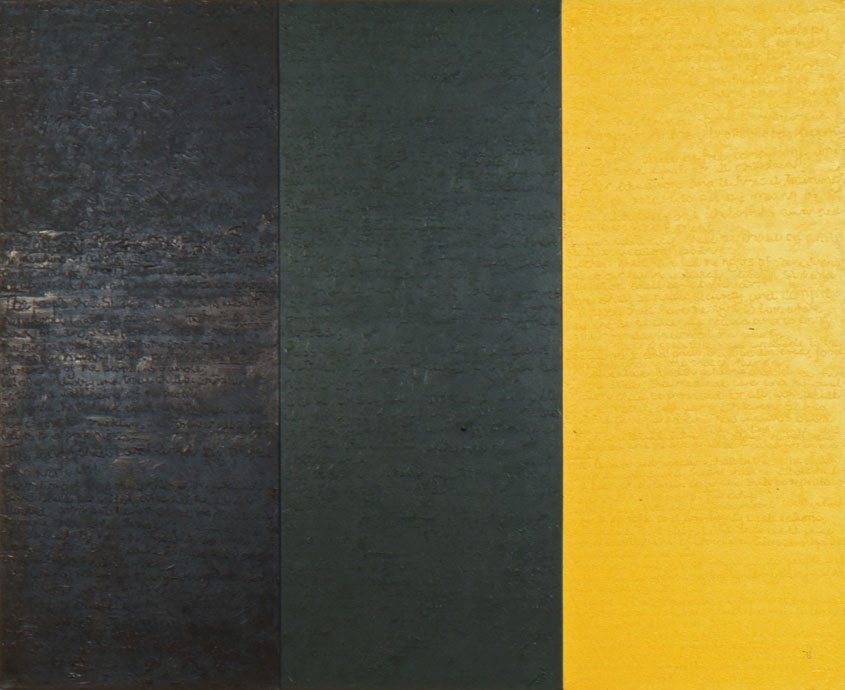 Acrylic on three joined canvasses by Victor Gordon