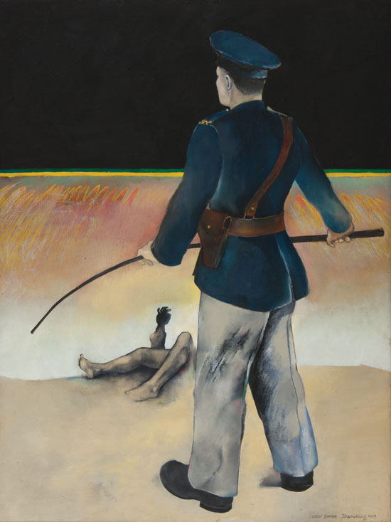 The Knave of Clubs 1986–1987 Oil by Victor Gordon