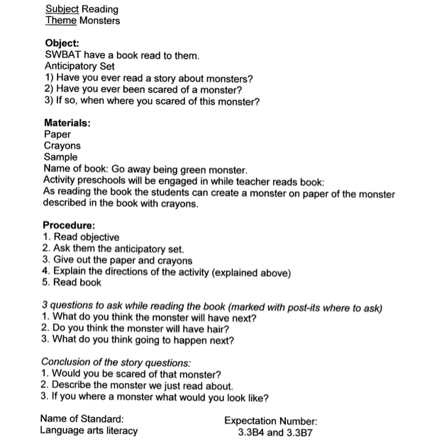 Incorporating reading comprehension and dialogues into a lesson plan to help focus on specific grammar or subject areas. My Sample Work Victoria S Online Portfolio