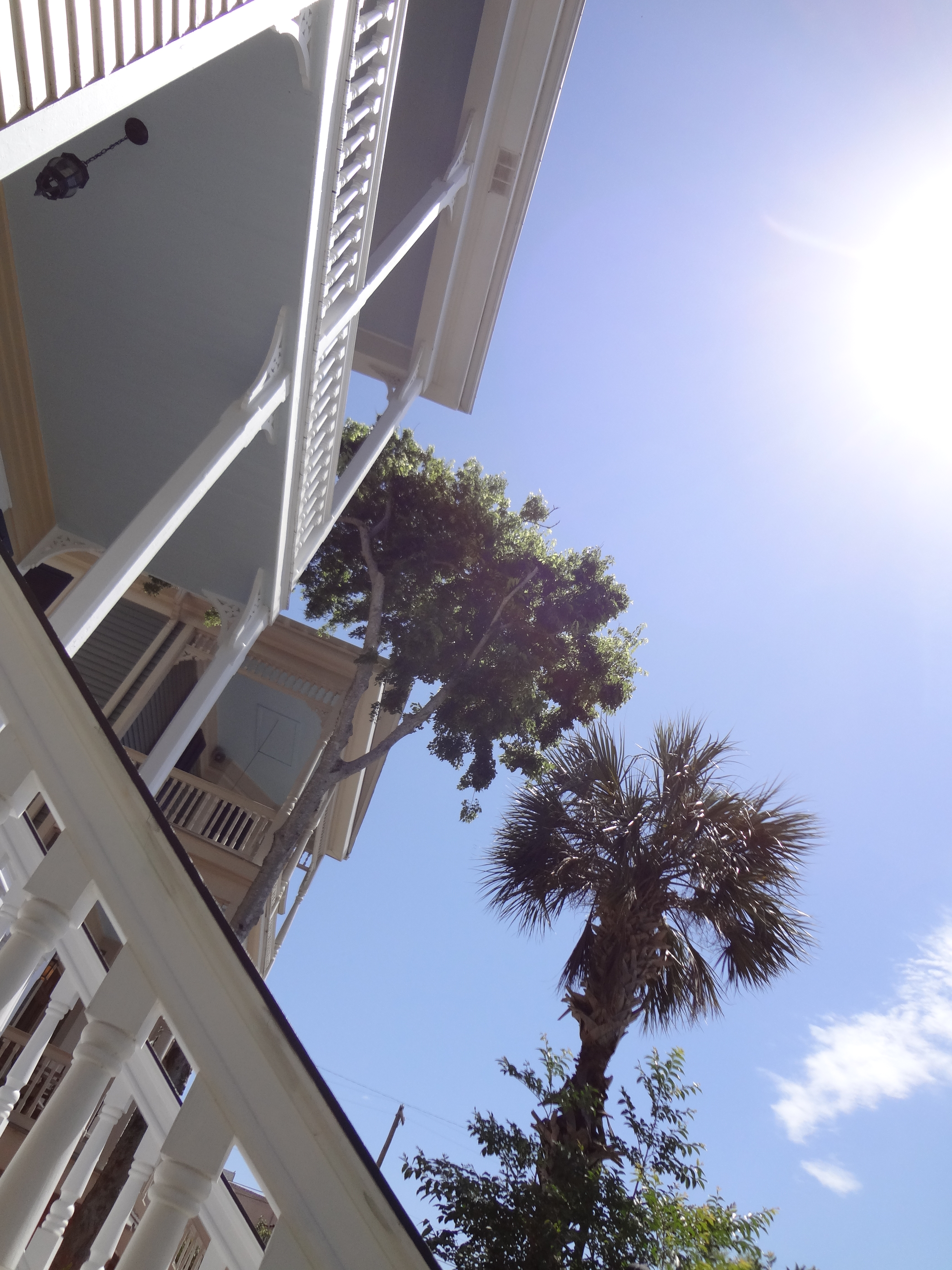 Blue porch ceiling This Victorian Eclectic