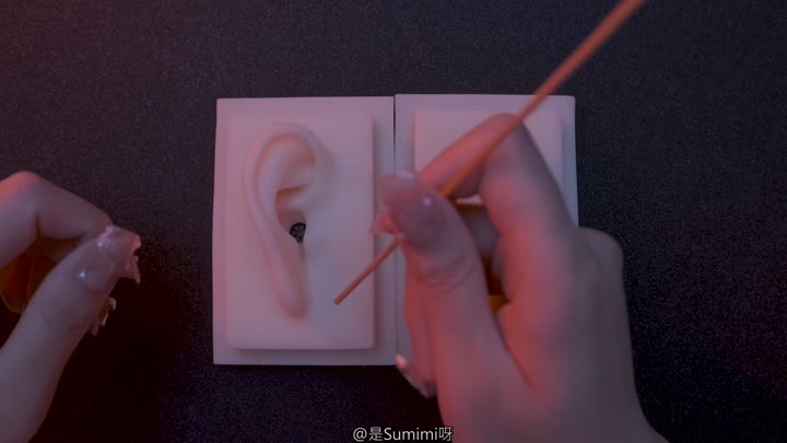 B站 #是Sumimi呀 令人放松的木棒采耳_掏耳朵 也许可以治好你的免疫
