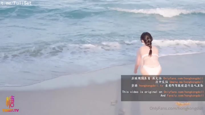 【玩偶姐姐】- 在海边更衣室做爱吧 超小声抠逼自慰 后入插穴