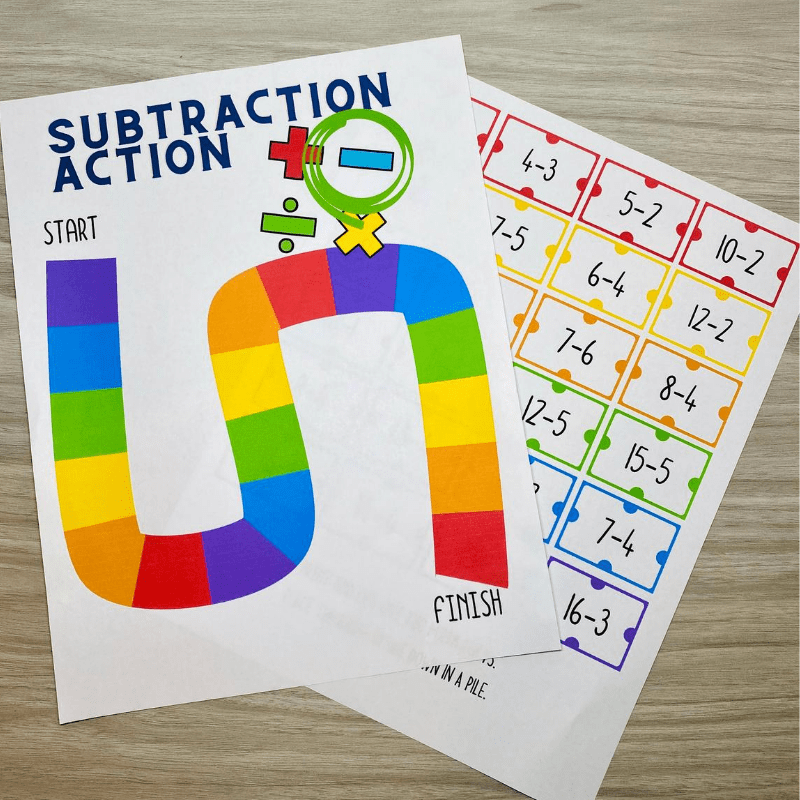 See more ideas about math board games, math, . Printable Math Board Games Addition Subtraction Multiplication And Division Views From A Step Stool