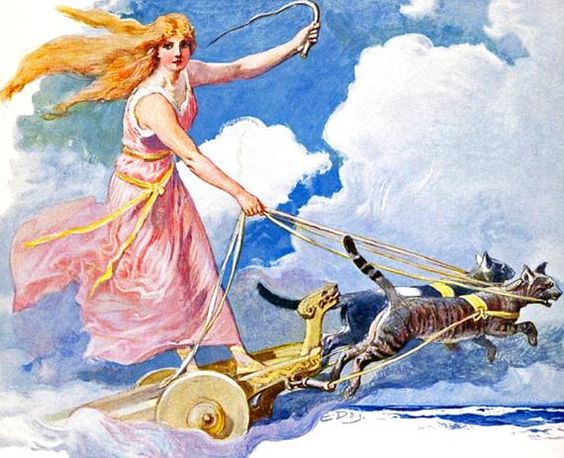 Heil freyja und bygul und trjegul und hildeswin. Freya The Norse Goddess Viking Style