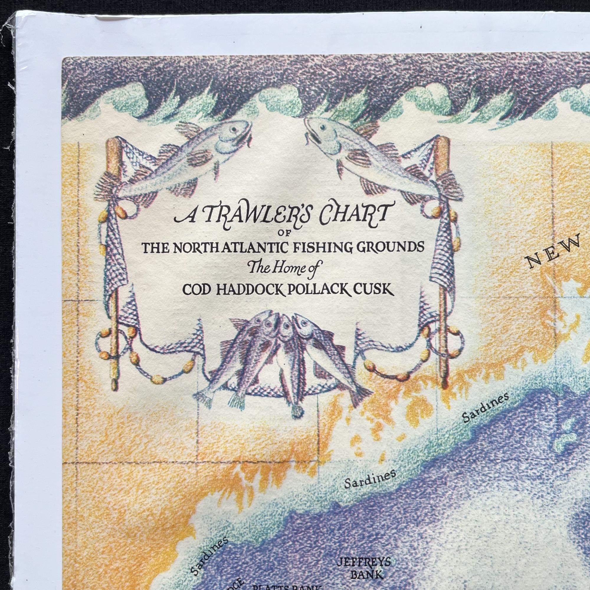 Grand Banks Map: North Atlantic Fishing Grounds