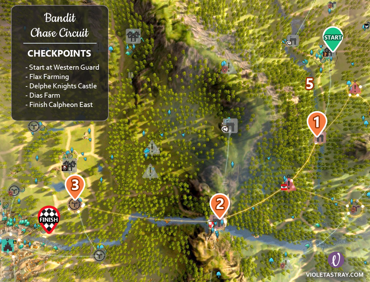 BDO Horse Racing Circuit Maps – Violet Astray