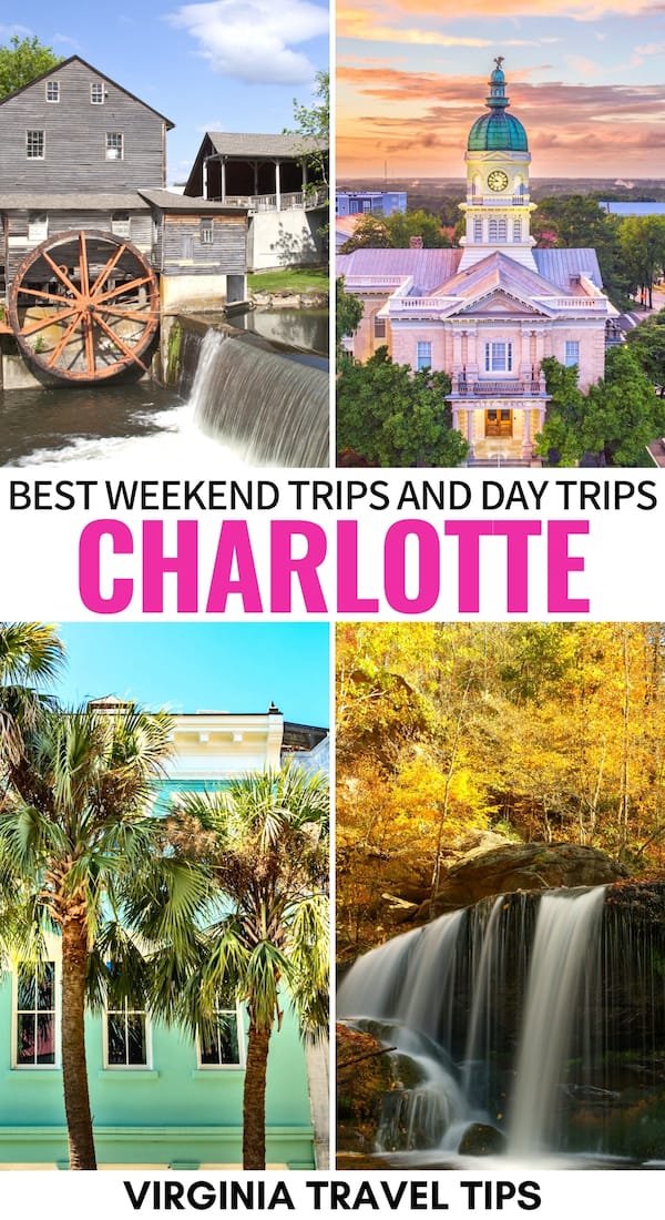 Maybe you prefer something rich in festivals, circuses, and with a distinct european flavor— montreal is super easy to get to from many us cities, making it a great 4 day getaway. 12 Fun Weekend Trips From Charlotte North Carolina Map