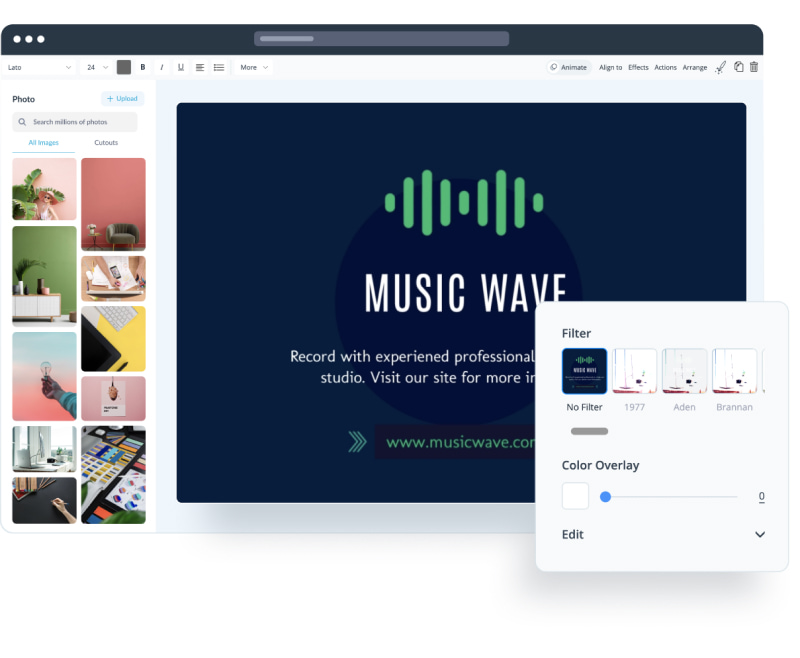 The banner mockup design above for advertising your project business. Free Online Ad Maker Create Facebook Video Ads Visme