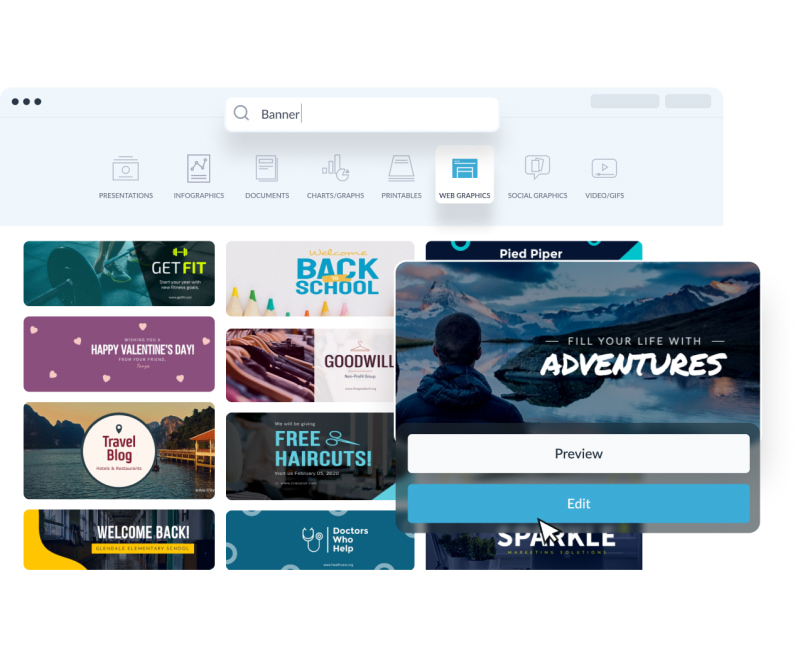 Find & download free graphic resources for banner mockup. Free Online Banner Maker Design Custom Banners Visme