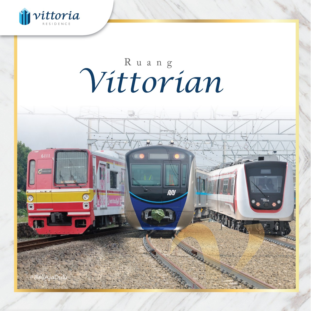 Perbedaan MRT, LRT, dan KRL" - Vittoria Residence
