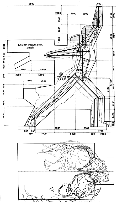 Скульптор схема. Рабочий и колхозница чертеж. Скульптура на плане. Скульптурные чертежи. Чертеж статуи.