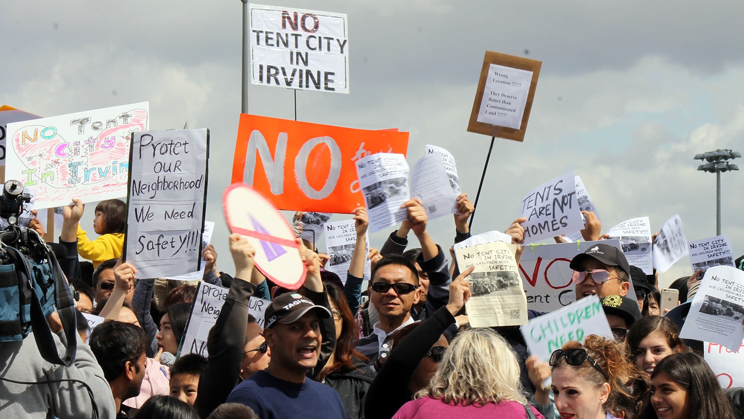 Hundreds Protest Irvine Homeless Shelter; Supervisors Start Addressing ...