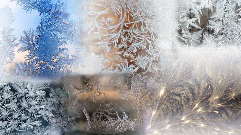 Pattern, winter, cold, ice, blue. Winter Art Awesome Window Frost Patterns Hd Wallpapers Volganga