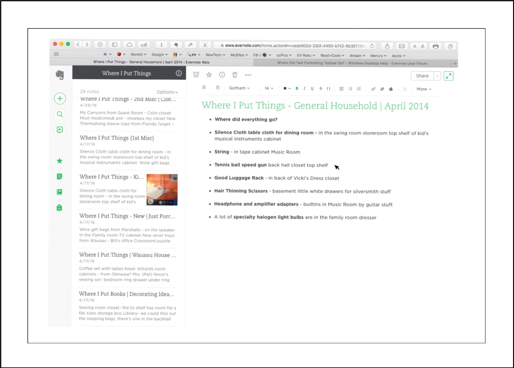 Webmail services such as outlook and gmail let you stay connected with the people you care about. Restore Evernote S Missing Formatting Toolbar When Using Evernote S Web App Vsatips