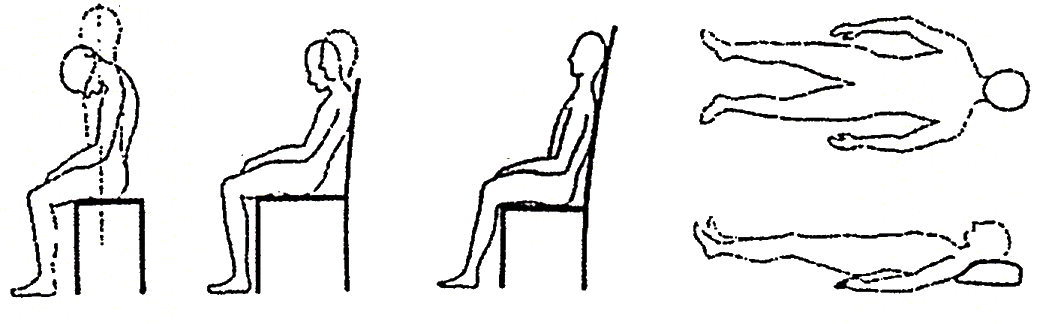 Тренировка по шульцу. Поза Кучера аутогенная тренировка. Позы для аутотренинга. Поза Кучера для релаксации. Лежа аутотренинг.