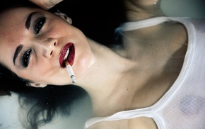 Tattoo, Brunette, Armpits, Cleavage, Andrea Delogu, Sensual Gaze - Wallpaper #172662 (1680X1120Px) On Wallls.com 182_x_290_jpg