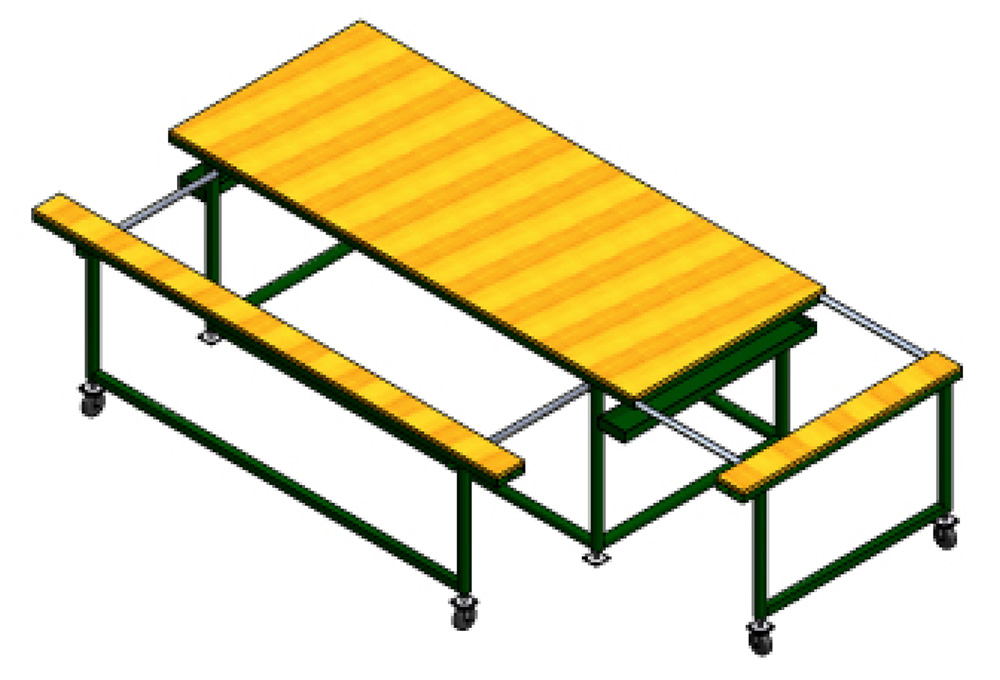 Horizontal Work Tables Wakefield Equipment