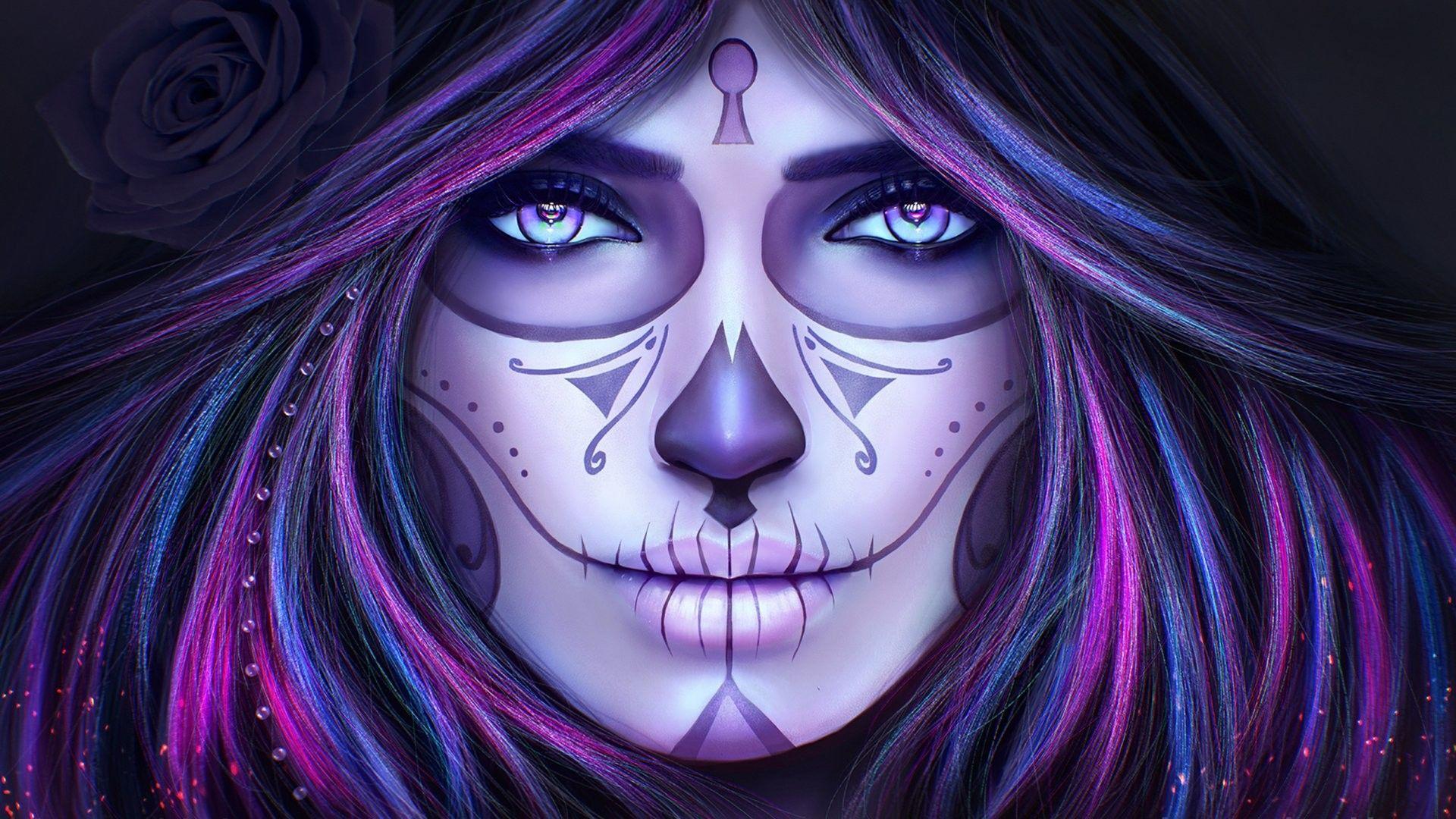 Day Of The Dead Wallpapers Top Free Day Of The Dead Backgrounds Wallpaperaccess