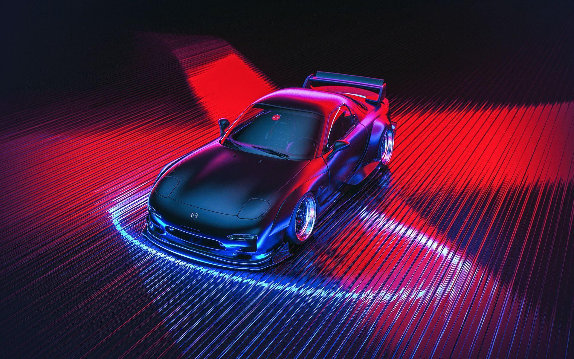 For australia, the ej207 was first offered in the subaru gc impreza wrx sti in 1999 and subsequently powered the subaru gd impreza wrx sti. Neon Car Wallpapers Top Free Neon Car Backgrounds Wallpaperaccess
