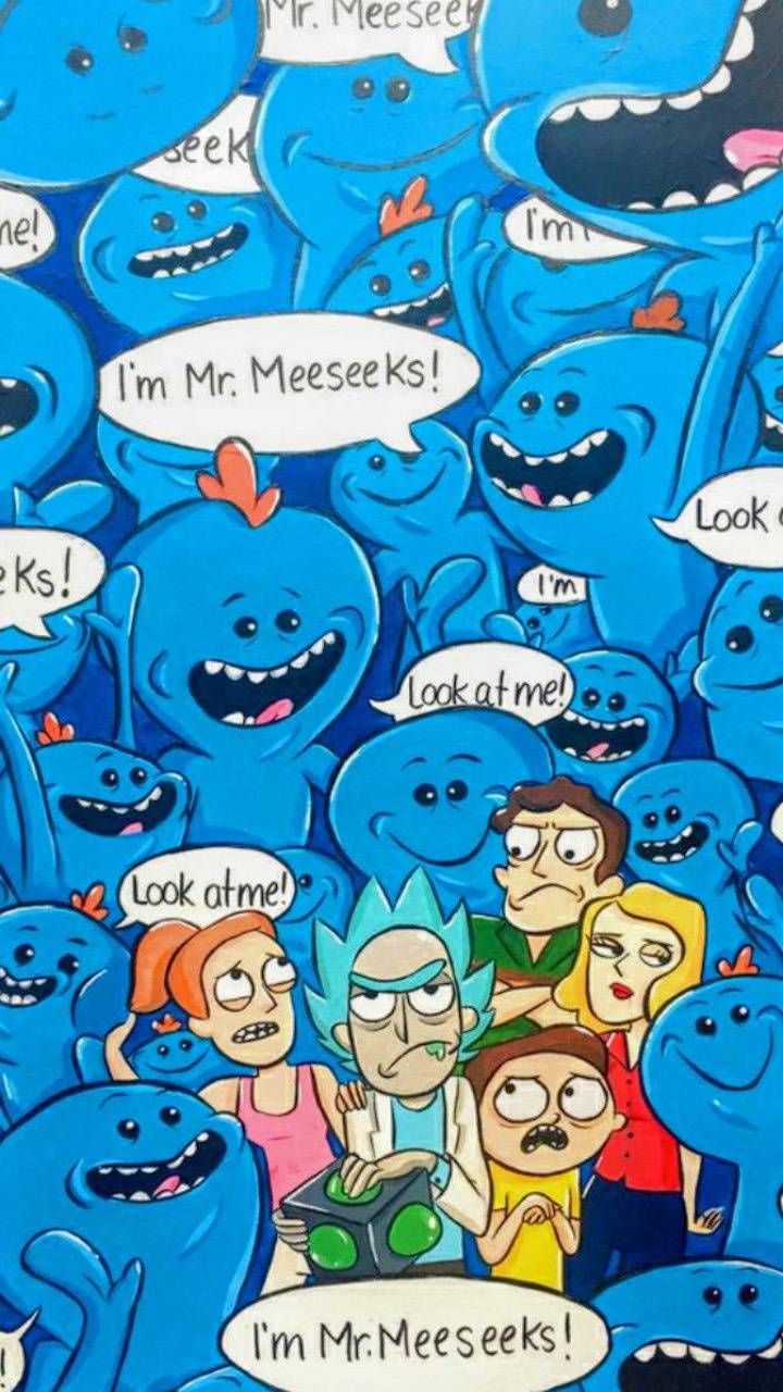 Cbr.com is all you need! Mr Meeseeks Wallpapers - Top Free Mr Meeseeks Backgrounds - WallpaperAccess