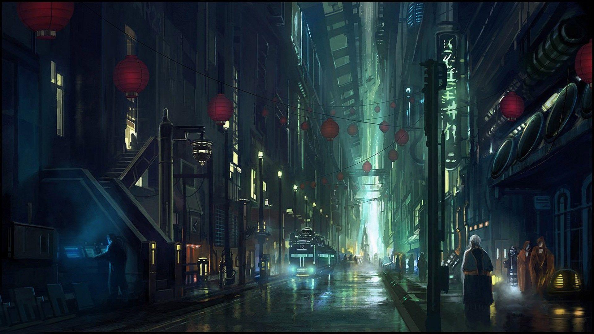 Cyberpunk Street Wallpapers Top Free Cyberpunk Street Backgrounds Wallpaperaccess