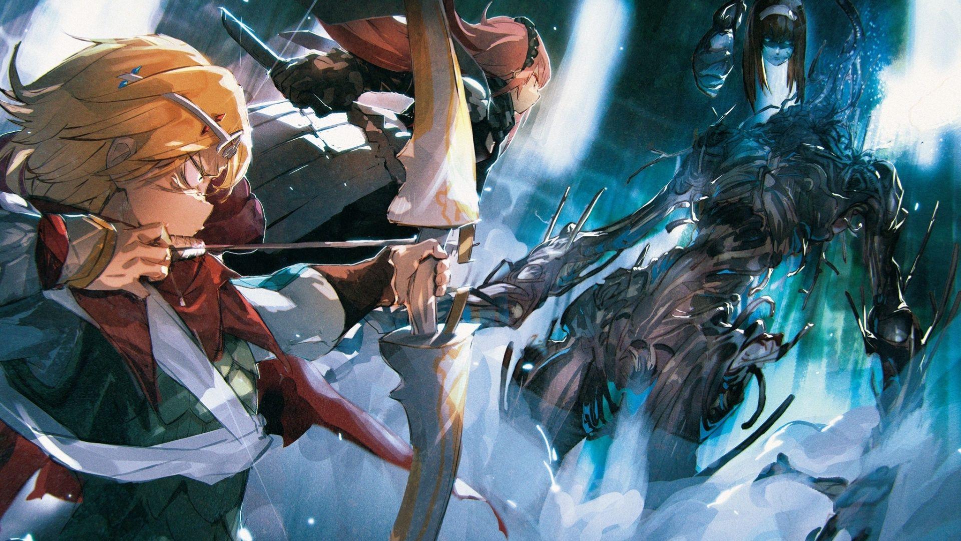 1920x1080 skeleton, magician, skull, overlord (anime), anime, ainz ooal. Overlord Anime Wallpapers Top Free Overlord Anime Backgrounds Wallpaperaccess