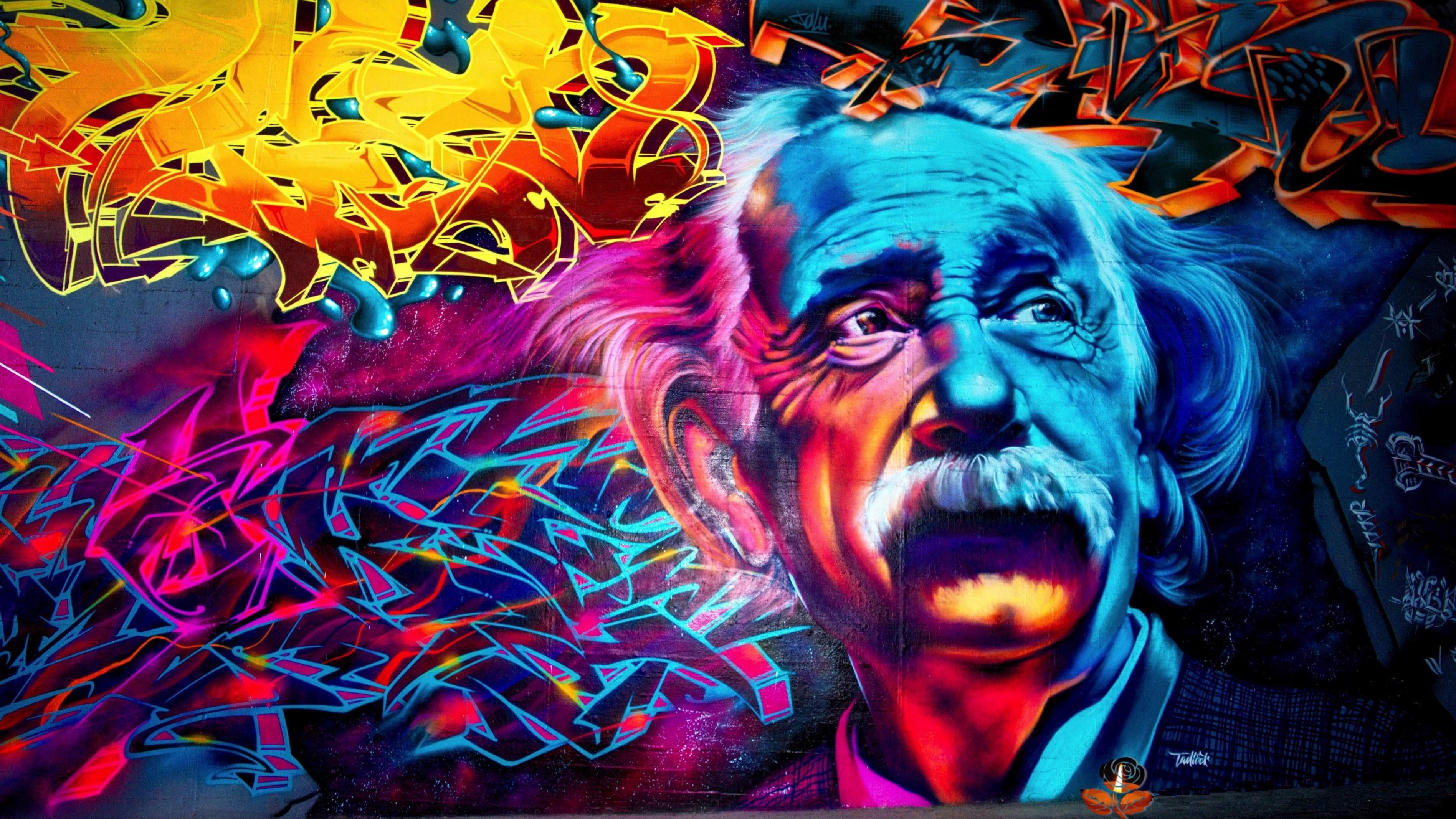 Einstein Graffiti Wallpapers Top Free Einstein Graffiti Backgrounds Wallpaperaccess