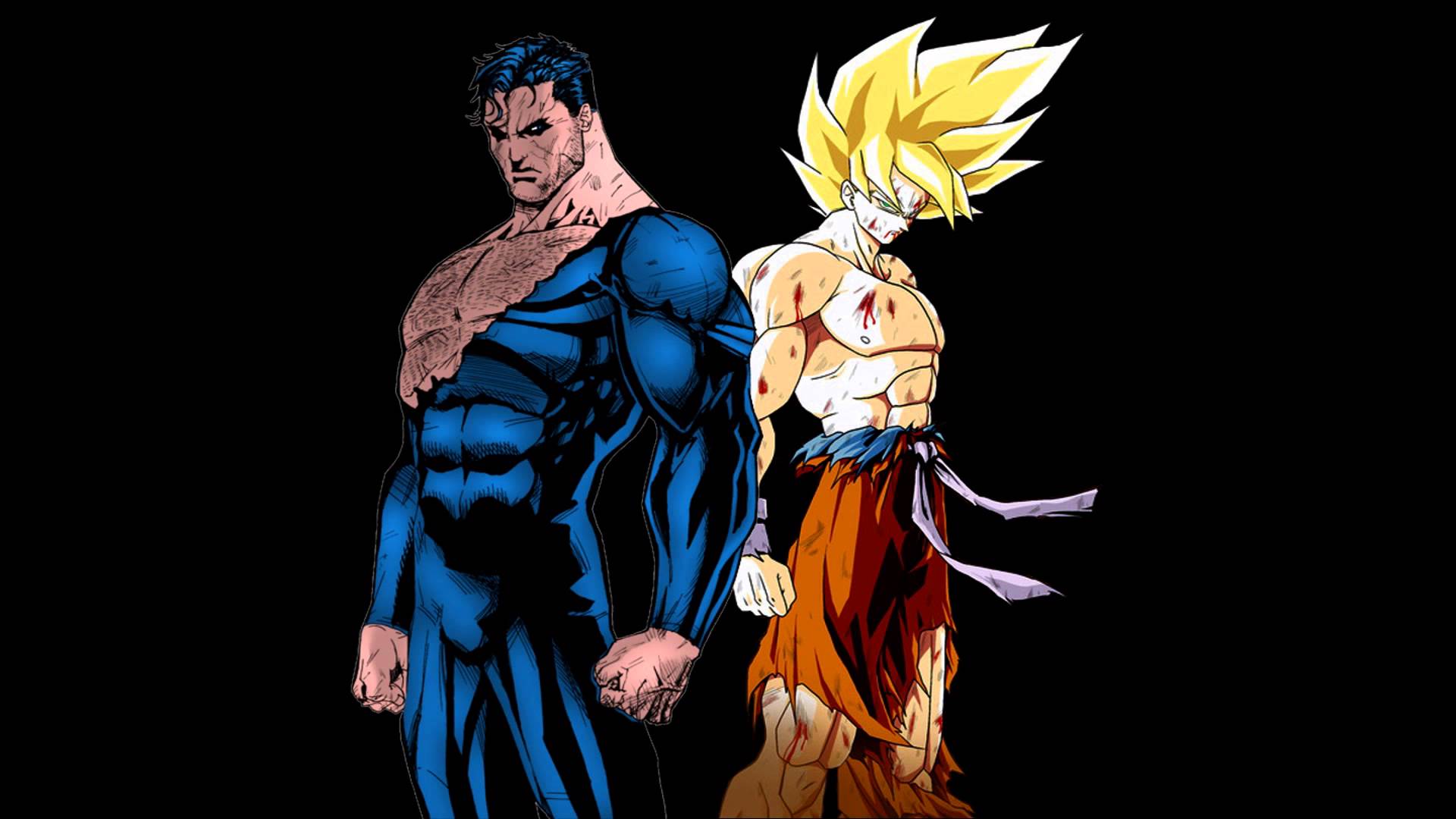 Goku Vs Superman Wallpapers Top Free Goku Vs Superman Backgrounds Wallpaperaccess
