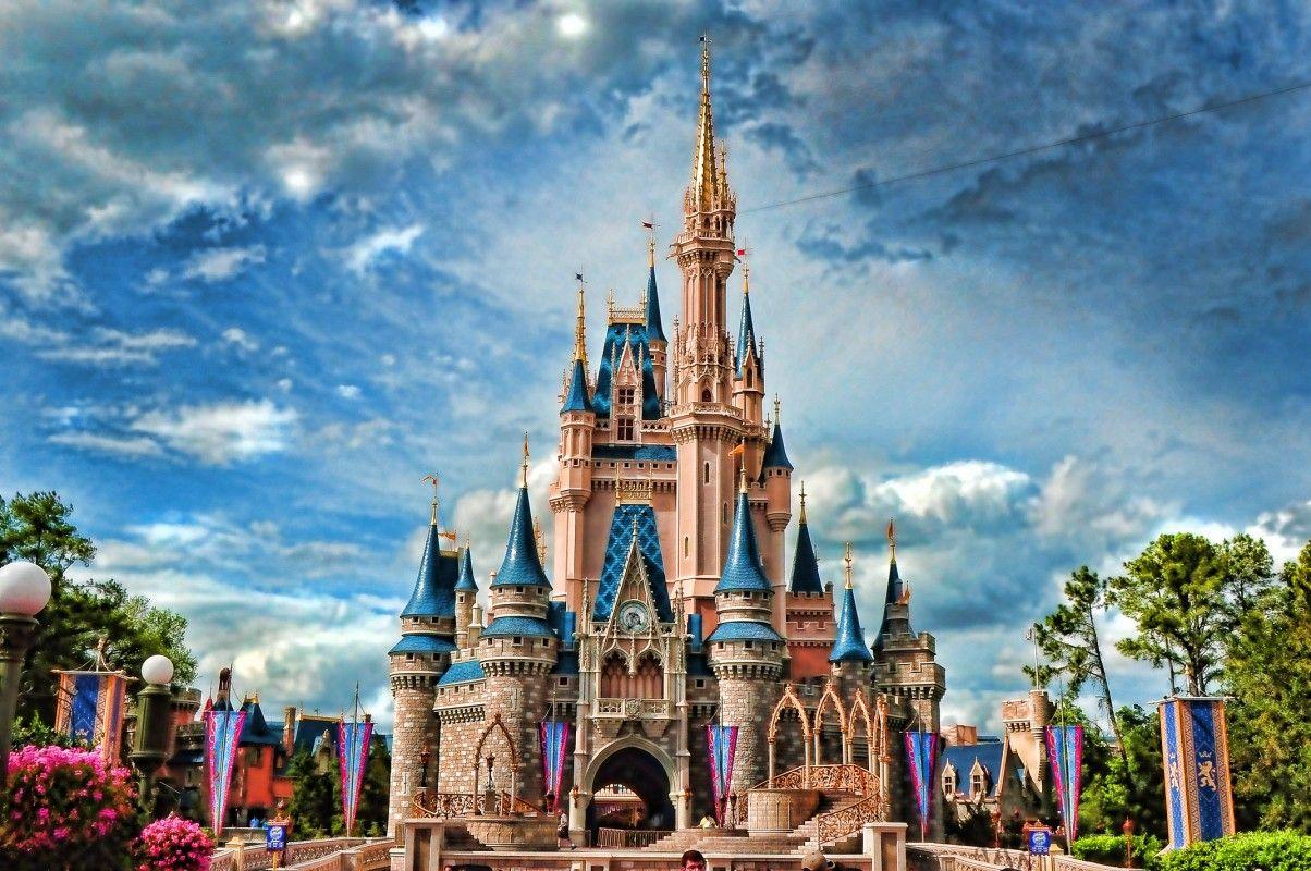 Man made disneyland disney castle sleeping beauty castle hd wallpaper . Disney Castle Wallpapers Top Free Disney Castle Backgrounds Wallpaperaccess