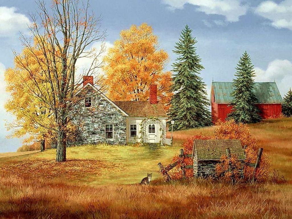 Download 50+ free fall country farm wallpapers and hd background images for any phone, pc, laptop or tablet. Autumn Farm Wallpapers Top Free Autumn Farm Backgrounds Wallpaperaccess