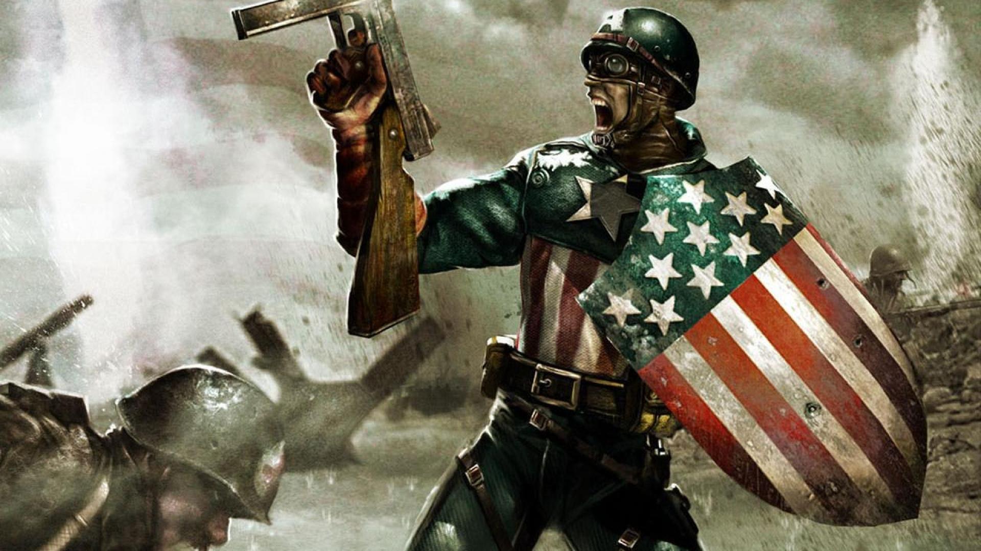 To download this particular zombie invasion section 2 wallpaper engine click here: Ww2 Captain America Wallpapers Top Free Ww2 Captain America Backgrounds Wallpaperaccess