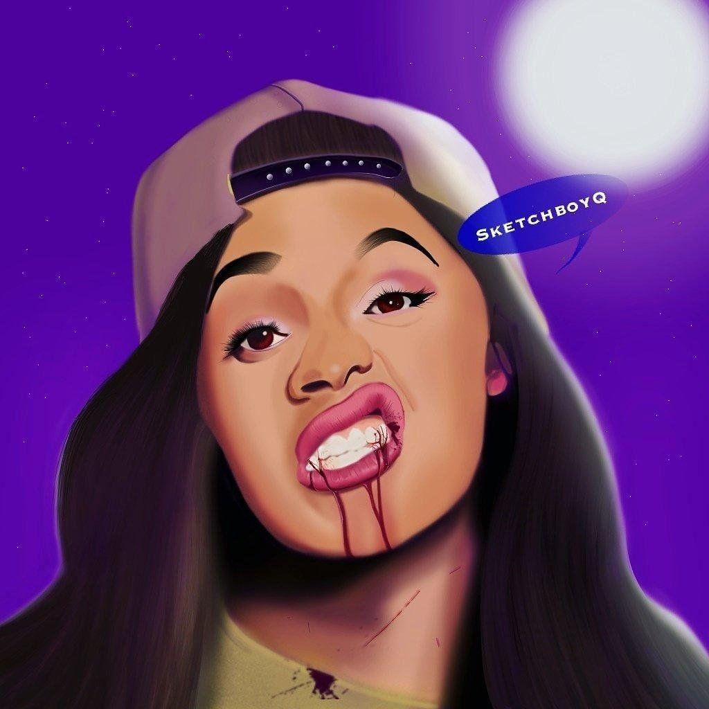 From teaming up with politicians to getting into fights with other artists, cardi b has been all over the place lately in one form or another. Cardi B Cartoon Wallpapers Top Free Cardi B Cartoon Backgrounds Wallpaperaccess