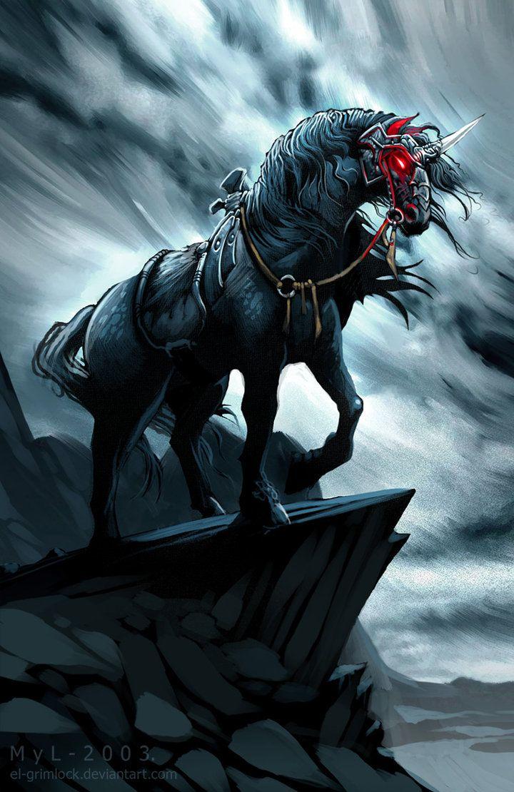 Custom made, easy to fit premium wall mural. Black Unicorn Wallpapers Top Free Black Unicorn Backgrounds Wallpaperaccess