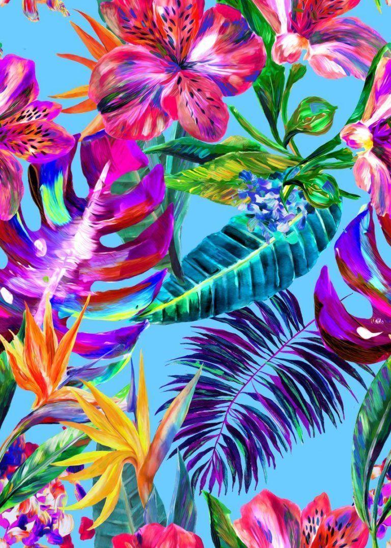 The tropical décor trend is sweeping through interiors and making a little paradise wherever it finds a home. Tropical Pattern Wallpapers - Top Free Tropical Pattern Backgrounds - WallpaperAccess