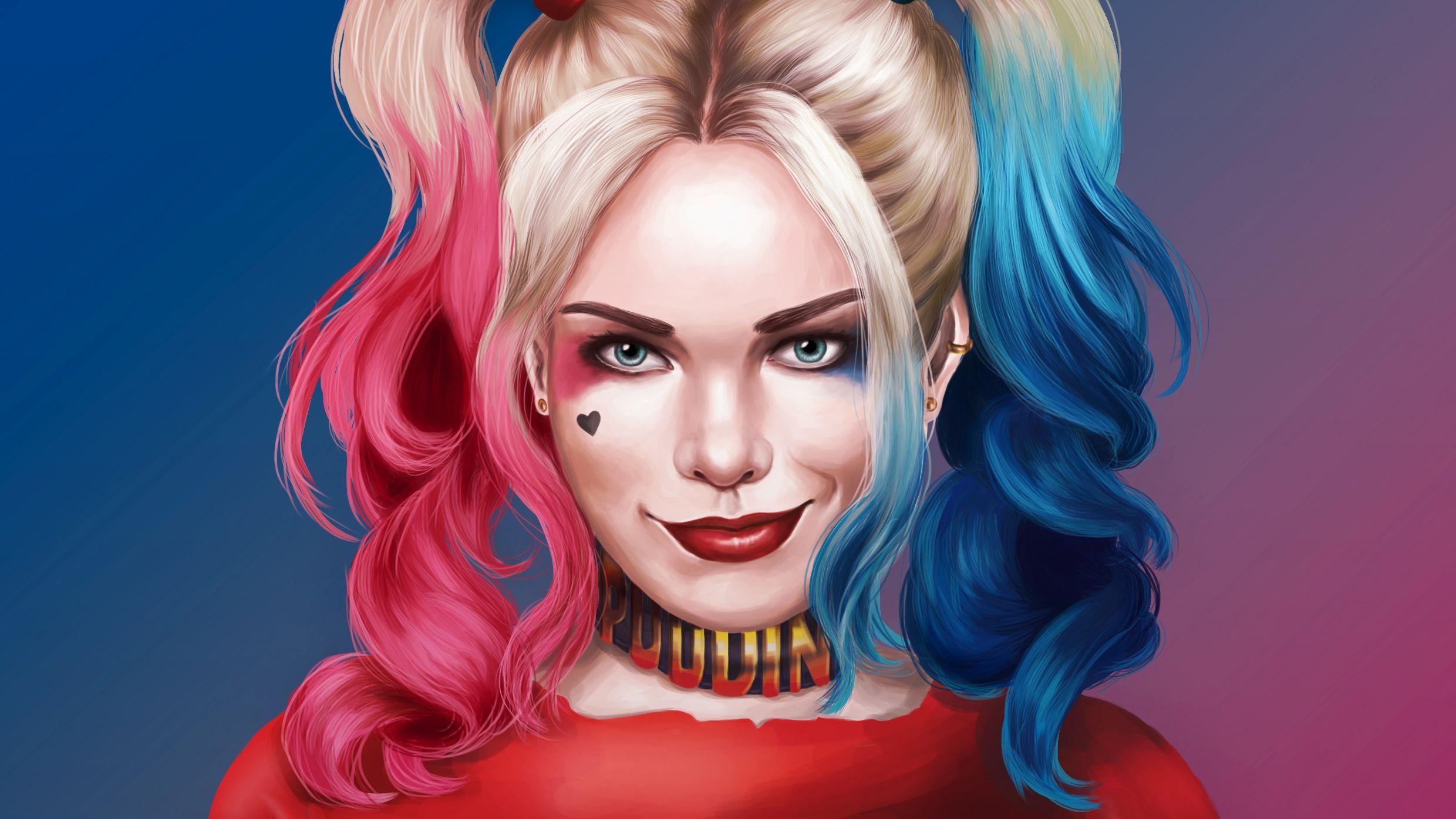 Discover and download free harley quinn cartoon png images on pngitem. Harley Quinn Face Wallpapers Top Free Harley Quinn Face Backgrounds Wallpaperaccess